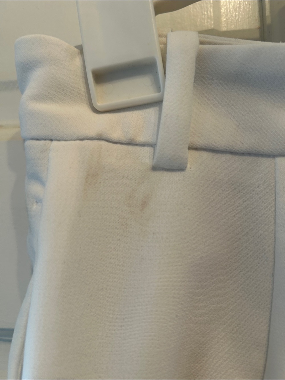 Zara Elegant High-Waist Wide Leg Pants in Ivory - Picture 4 of 7